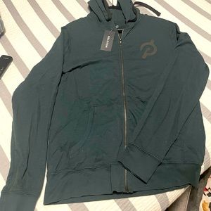 Green Peloton Men’s Vintage Zip Hoodie Size XL